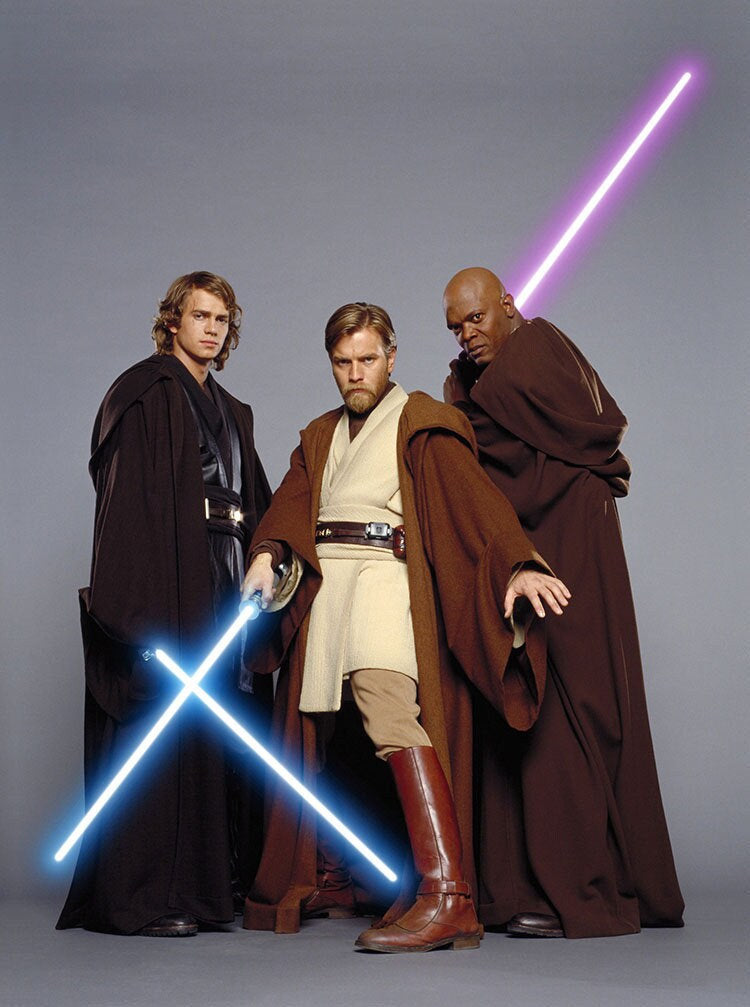 Obi Wan Kenobi Jedi tunic Robe Mace Windu cosplay costume Star