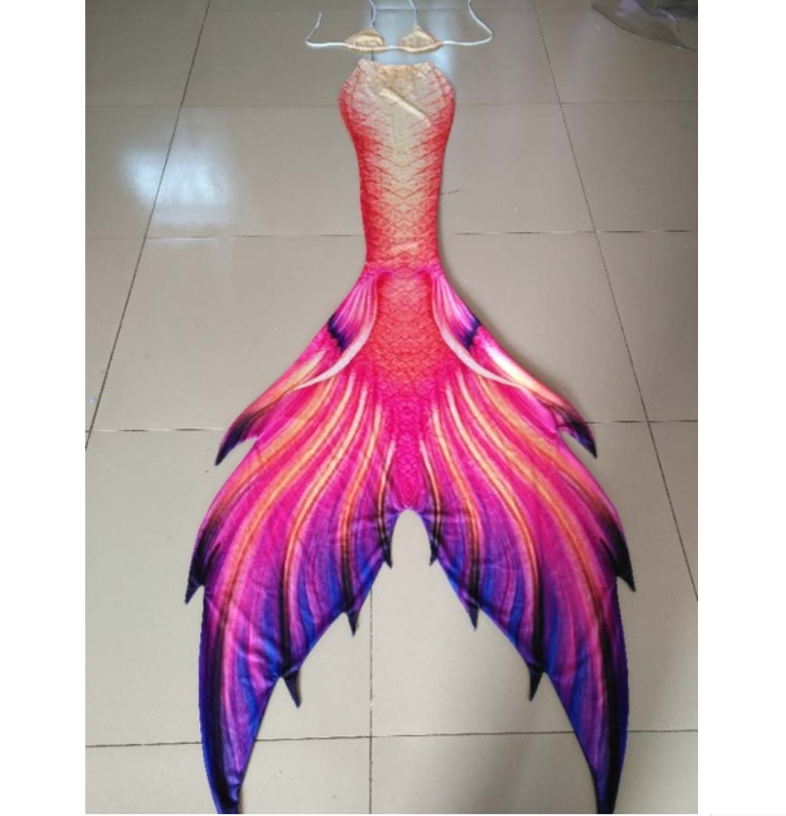 Fin Fun Mermaid Tail with Monofin Malibu Pink Adult Medium