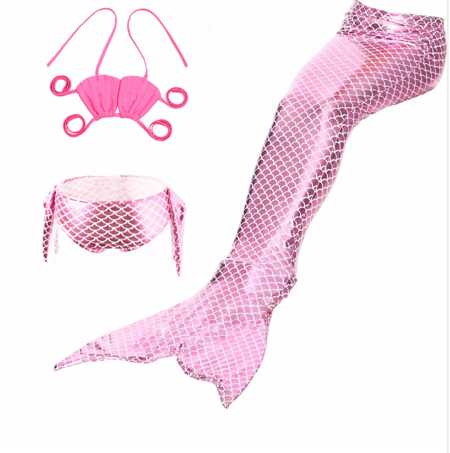 mermaid tails for kids pink