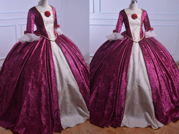 Christmas Belle Dress Beauty and the Beast Belle Christmas Costume Adult Dress