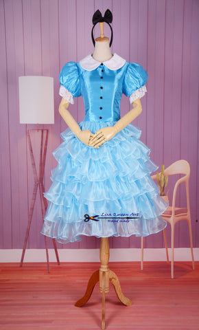 Cosplay Costume Alice Short dress Alice In The Wonderland