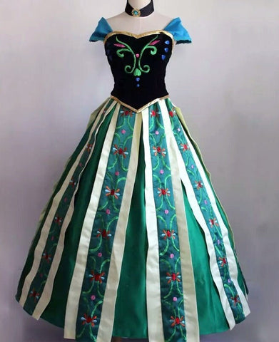 Frozen Anna Coronation Day Deluxe Dress