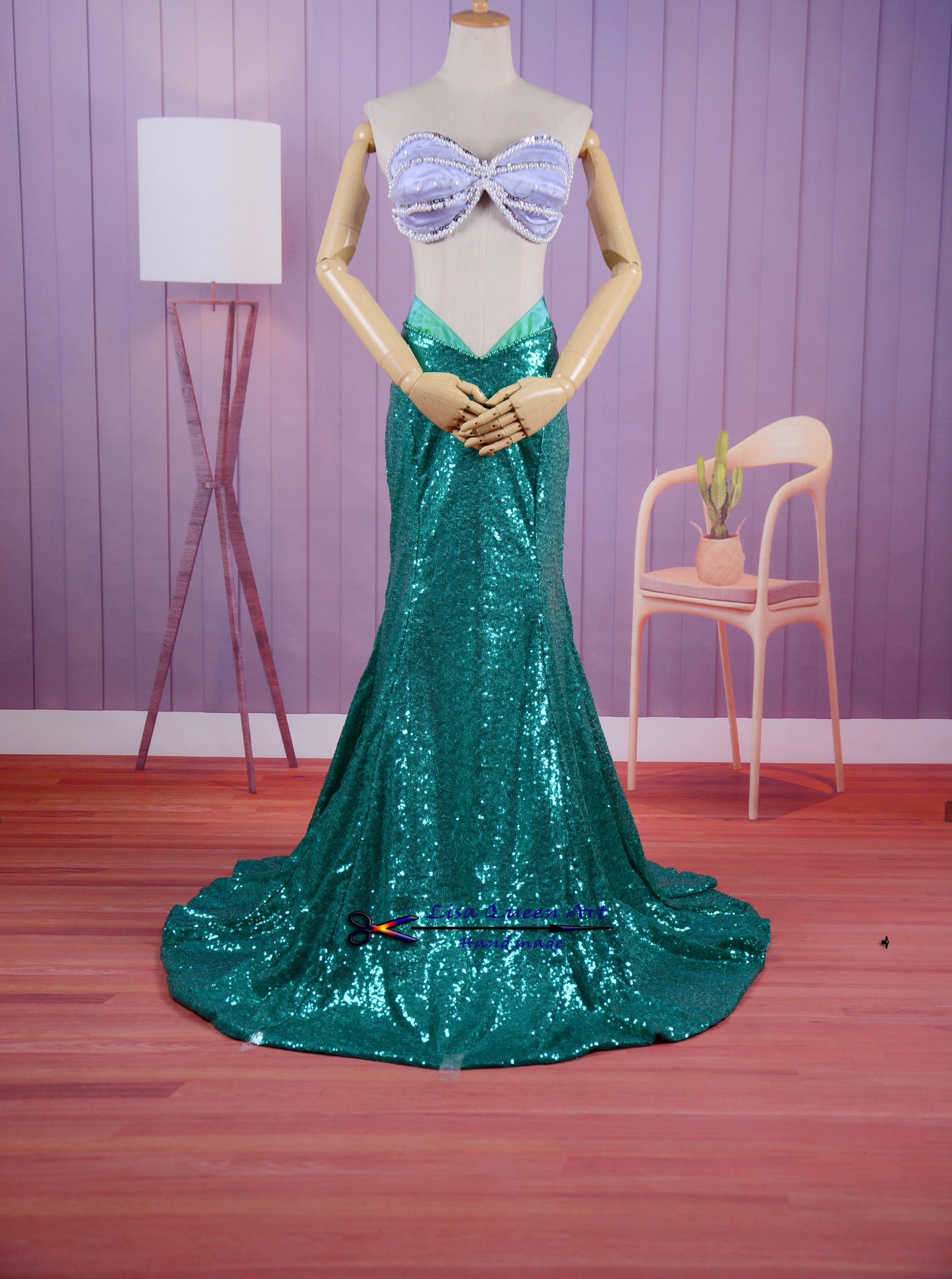 Cosplay costume Ariel cosplay dress The Little Mermaid Ariel