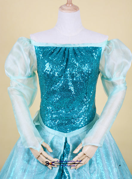 Cosplay costume Fancy princess Ariel Cosplay dress The little Mermaid Ariel