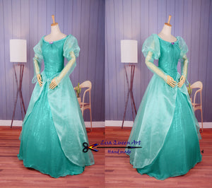 Cosplay costume Fancy princess Ariel dress The little Mermaid Ariel