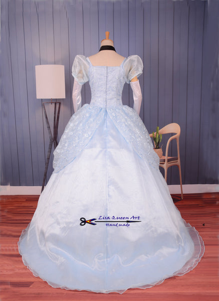 Cinderella Lace dress Princess Cinderella Cosplay Costume