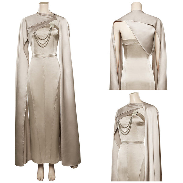 Cosplay Costume Satin Dress Andor Season 1 Mon Mothma