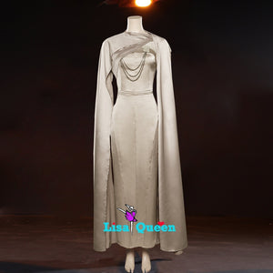 Cosplay Costume Satin Dress Andor Season 1 Mon Mothma