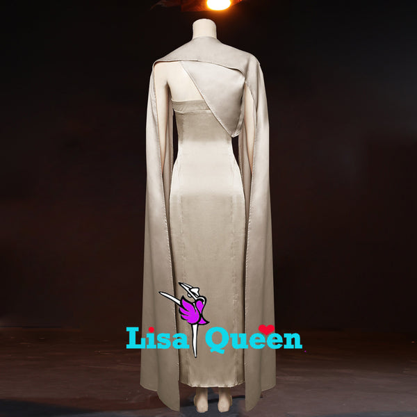 Cosplay Costume Satin Dress Andor Season 1 Mon Mothma