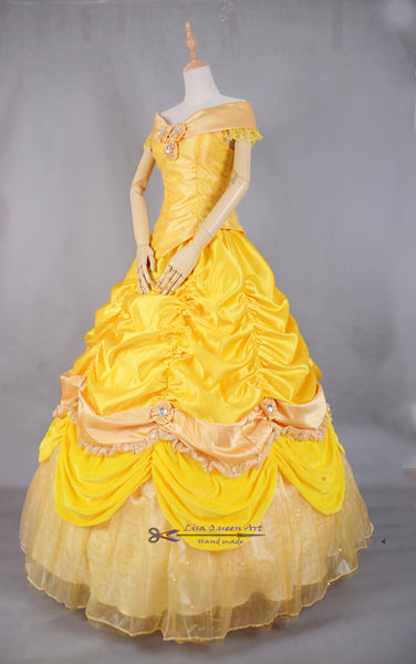 Belle Cosplay Costume Belle Dress The Beauty and The Beast Princess