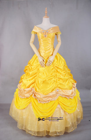 Belle Cosplay Costume Belle Dress The Beauty and The Beast Princess