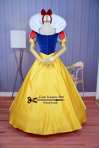 Cosplay costume Snow White Short sleeve dress Snow white