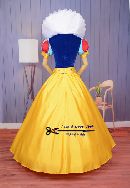Cosplay costume Snow White Short sleeve dress Snow white
