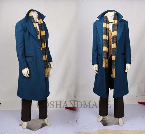 Fantastic Beasts and Where to Find Them Newt Scamander Cosplay Costume Cosplay Scarf Fancy Dress