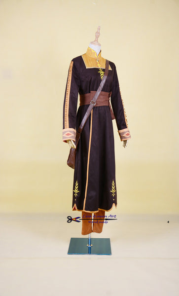 Halloween Cosplay Coustume Frozen 2 ANNA Cosplay Costume