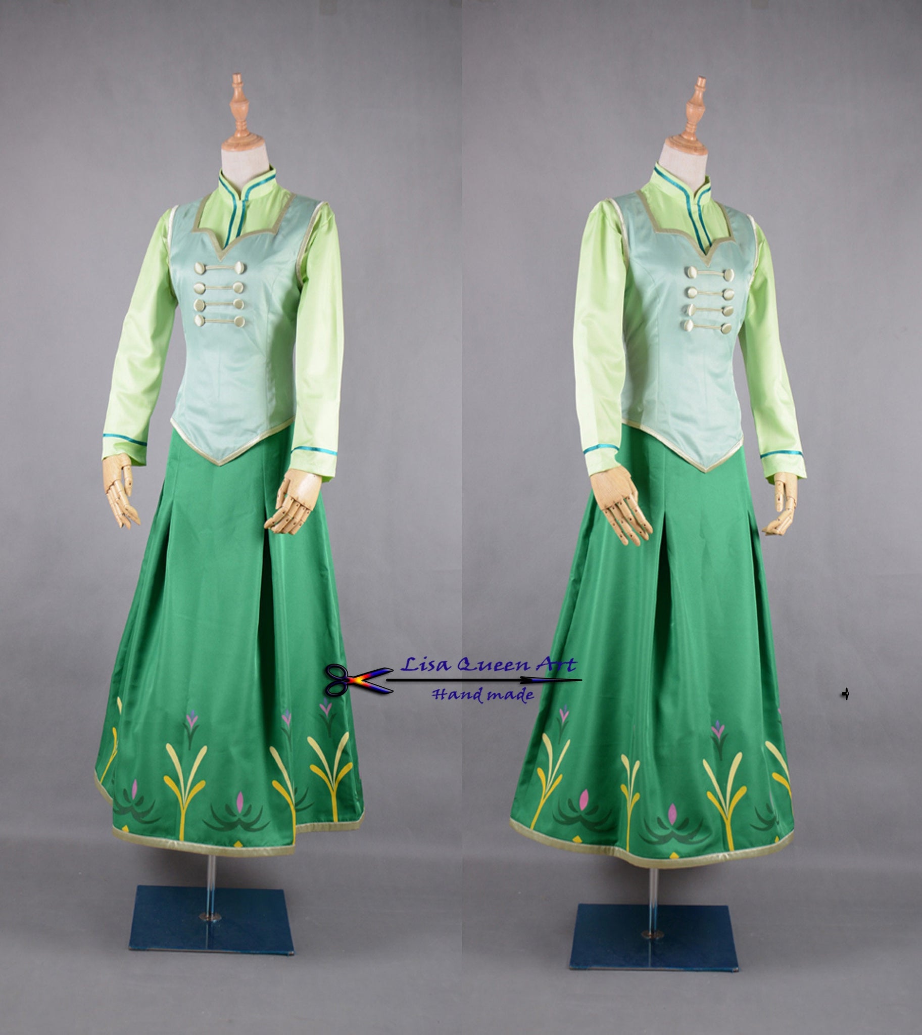 Anna Princess Dress Frozen 2 Cosplay Costume