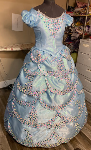 Glinda The Good Witch Wicked Cosplay Gown