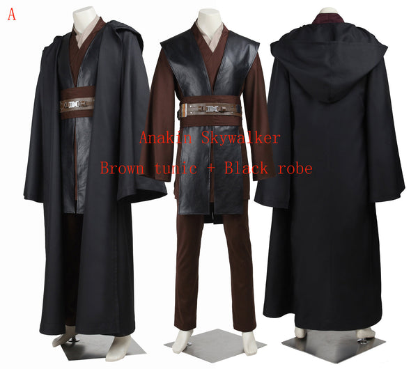 Obi Wan Kenobi Jedi tunic Robe Mace Windu cosplay costume Star Wars Jedi Knight Anakin Skywalker