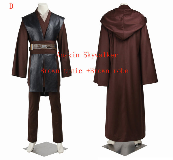 Obi Wan Kenobi Jedi tunic Robe Mace Windu cosplay costume Star Wars Jedi Knight Anakin Skywalker