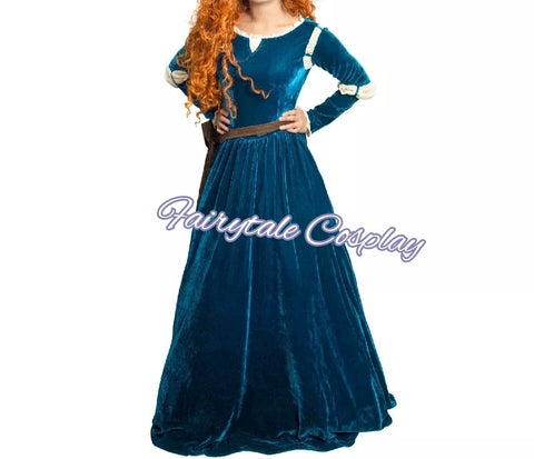 Merida Brave Inspired Cosplay Dress