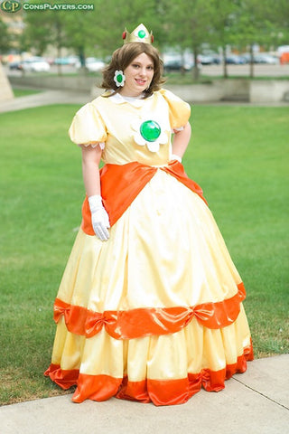 Nintendo Princess Daisy Cosplay Costume Custom Made