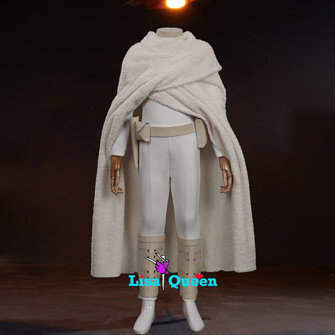 Outfits White cloak Women cosplay costume Star Wars Padme Naberrie Amidala