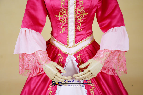 Princess Belle Red Dress Belle Cosplay Costume