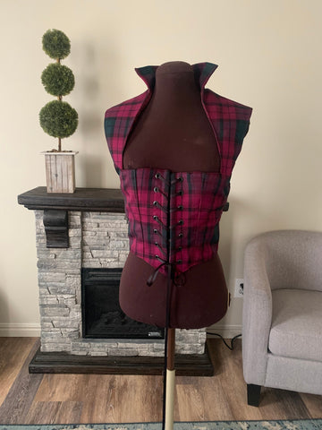 Lindsay Tartan Plaid Scottish Renaissance Costume Dress