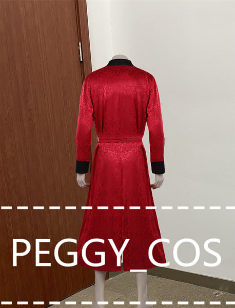 Renfield Cosplay Costume Dracula Cosplay Costume Red Cosplay Coat And Belt Vampire Cosplay Costume Halloween Men Cosplay Costume