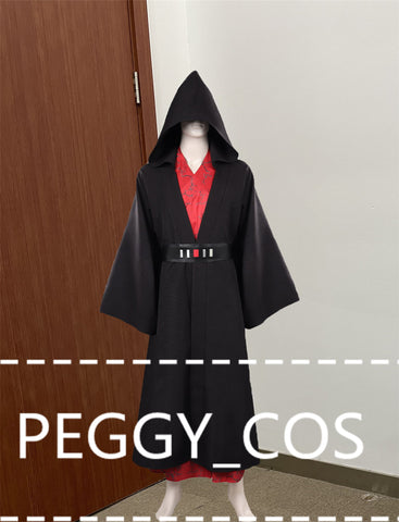 Sheev Palpatine Cosplay Costume Star Wars Men Cosplay Costume Sheev Palpatine Cosplay Hooded Cloak Halloween Men Cosplay Costume