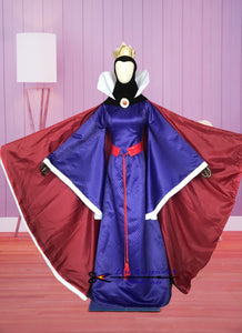 Snow White Princess Dress Women Girl Outfit Snow White Evil Queen Cosplay Costume