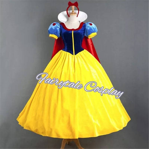 Snow White Velvet Dress