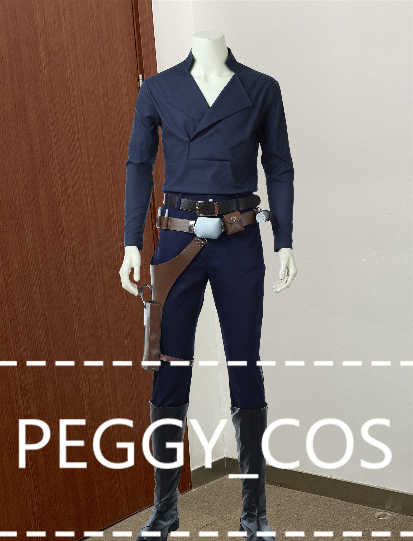 Solo Cosplay Costume Halloween Men Cosplay Costume Solo Cosplay Jacket Star Wars Solo Cosplay Costume