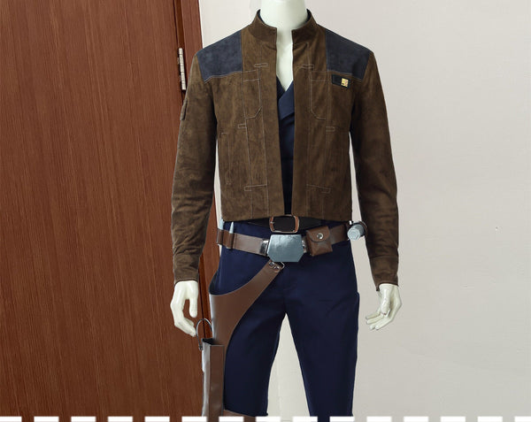 Solo Cosplay Costume Halloween Men Cosplay Costume Solo Cosplay Jacket Star Wars Solo Cosplay Costume