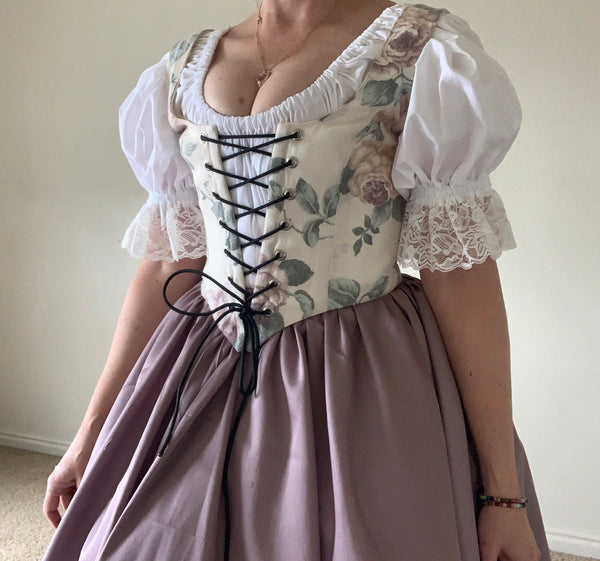 White Chemise Renaissance dress