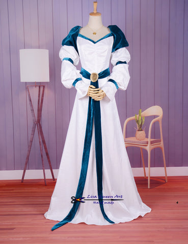 Cosplay Costume Odette Dress White Swan Princess Odette