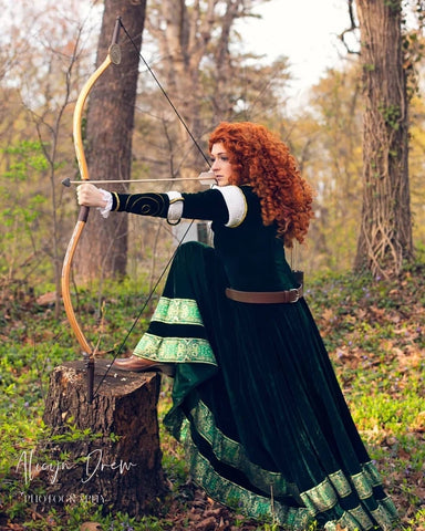 Merida Adult Dress, Merida Costume Adult Inspired, Merida Princess Cosplay, Merida Brave Cosplay