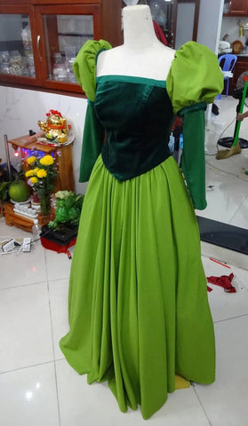 Library Green Belle Dress Belle Costume Inspired Beauty and The Beast