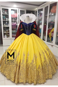 Snow White Royal Inspired Princess Ballgown Adult Snow White Costume