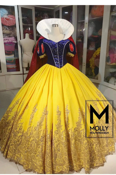 Snow White Royal Inspired Princess Ballgown Adult Snow White Costume