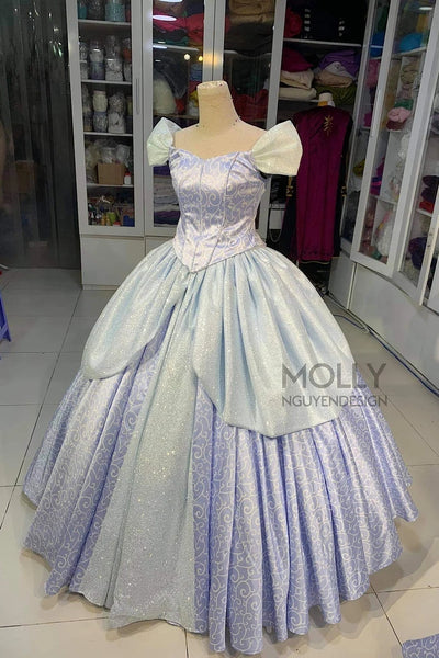 Cinderella Park Inspired Cinderella Adult Costume Cosplay DRess Ballgown Cinderella Classic Costume